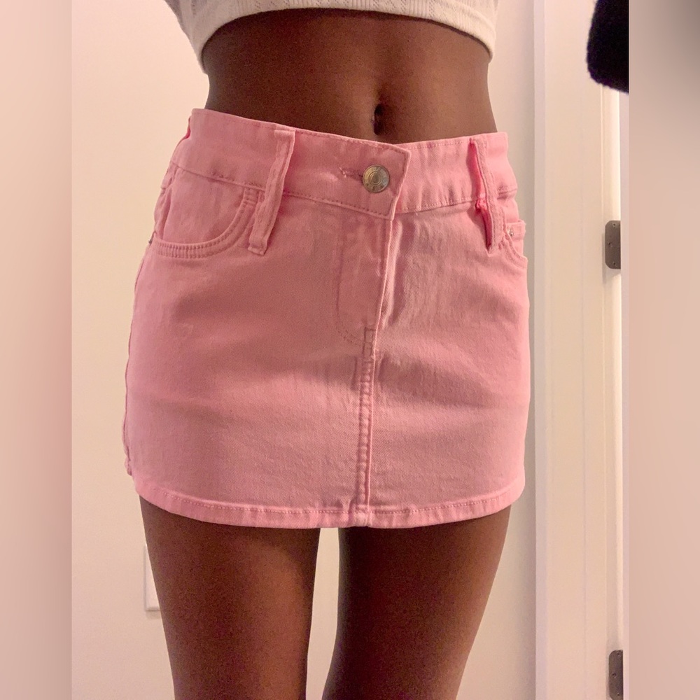 Cute Pink Mini Skirt